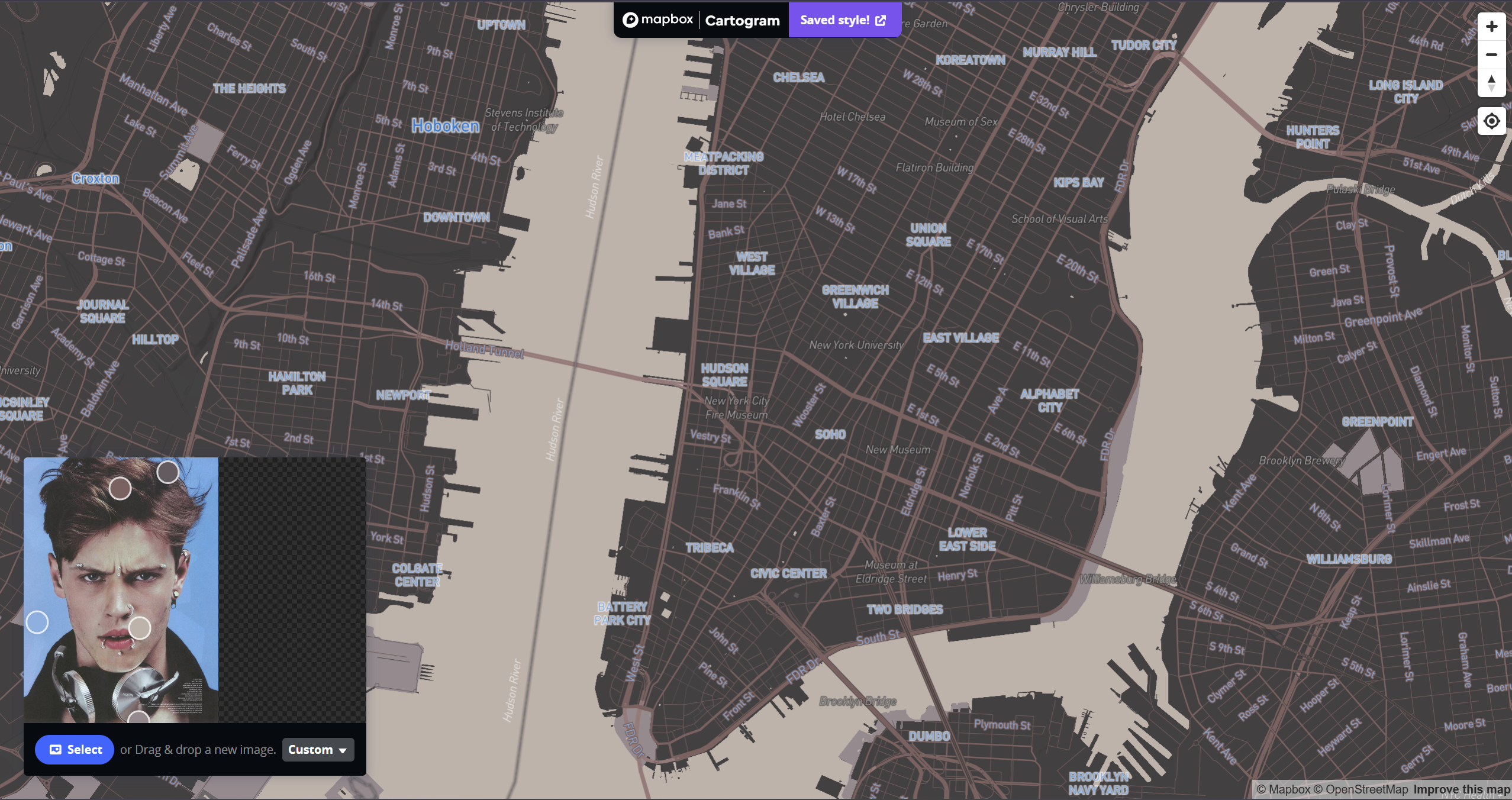 Exploration using mapbox's cartogram tool